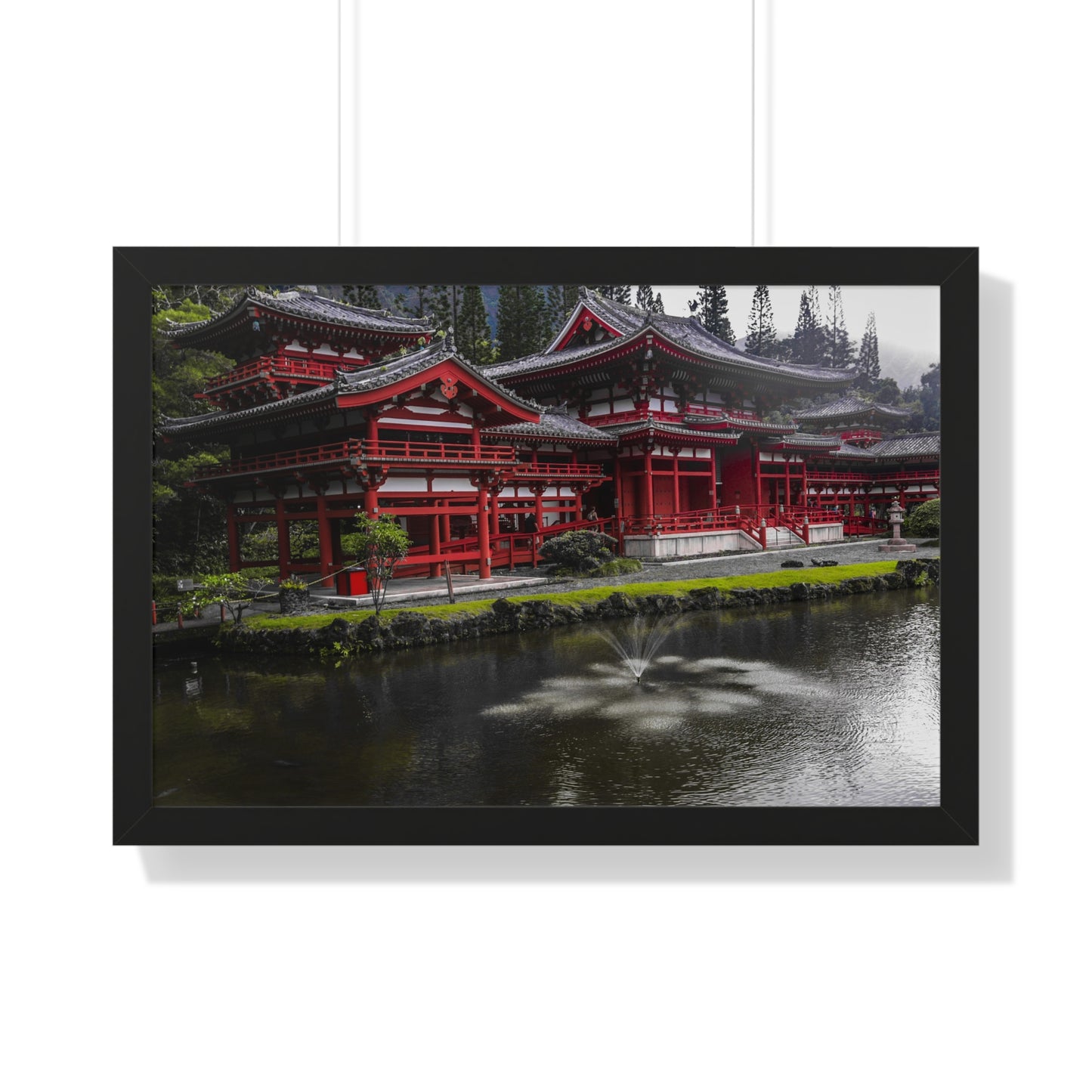 Serenity in Nature: Hawaii Japanese Temple - Photography Print