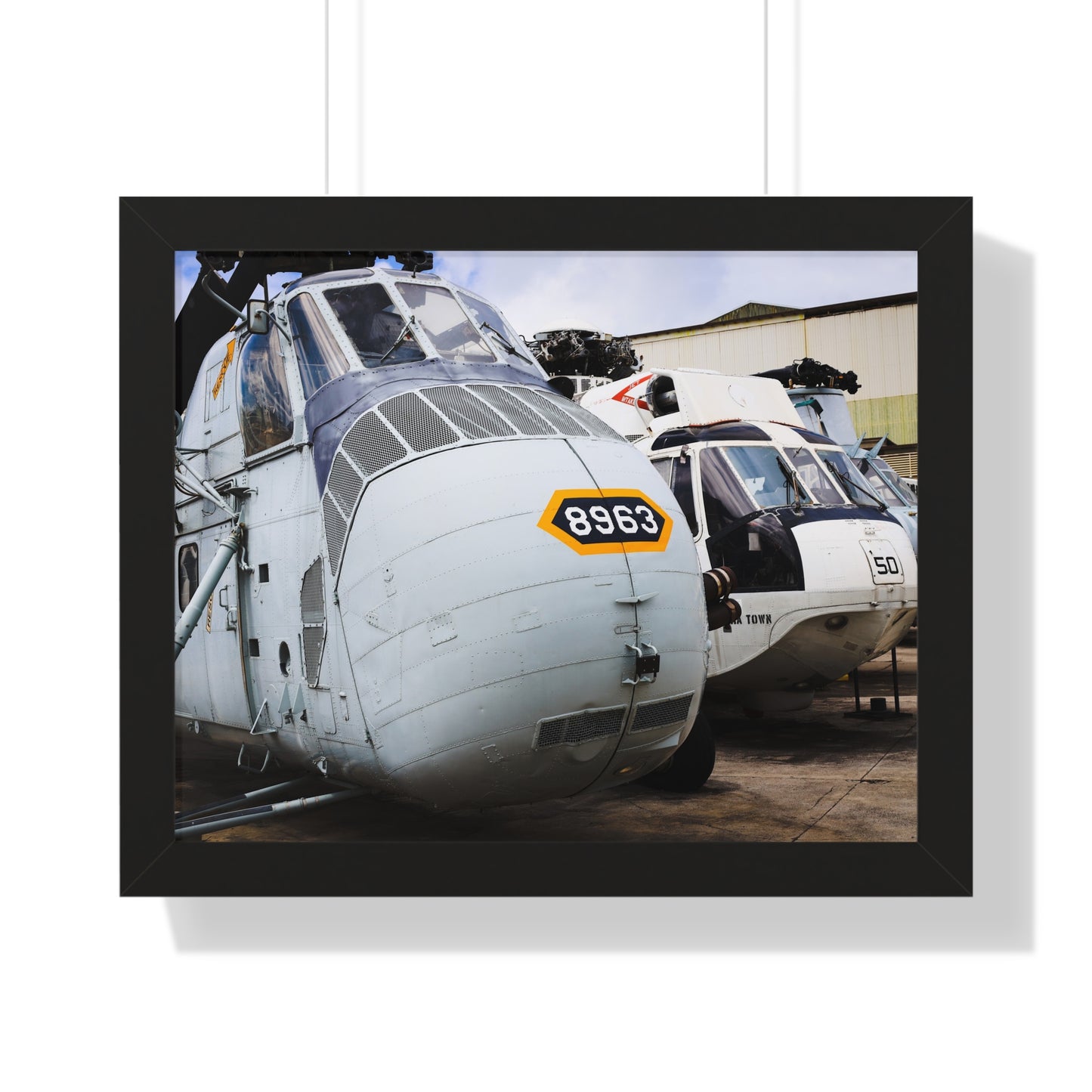 Pearl Harbor Museum: Helicopter Heritage - Framed Print
