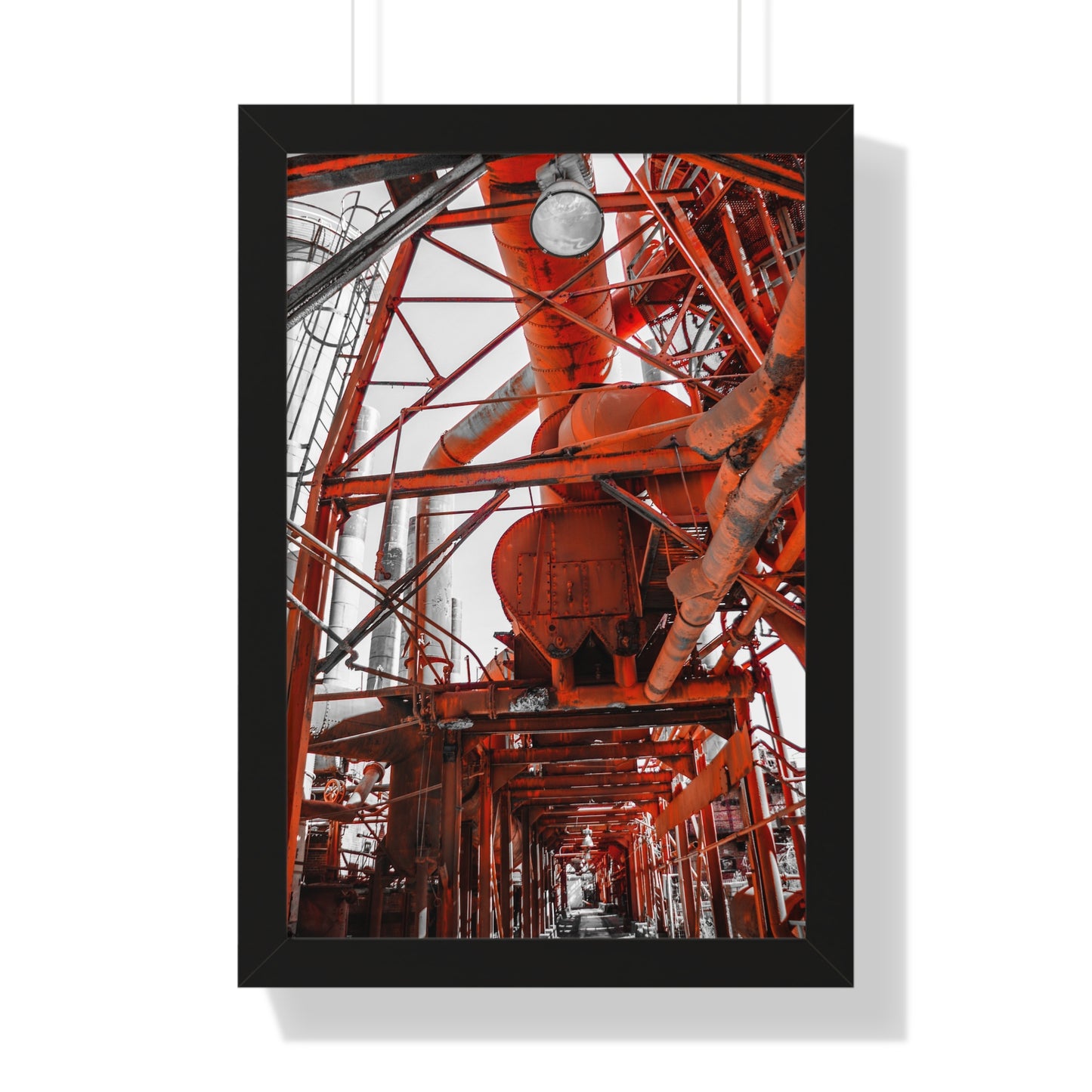 Sloss Furnaces: The Spirit of Iron - Framed Print