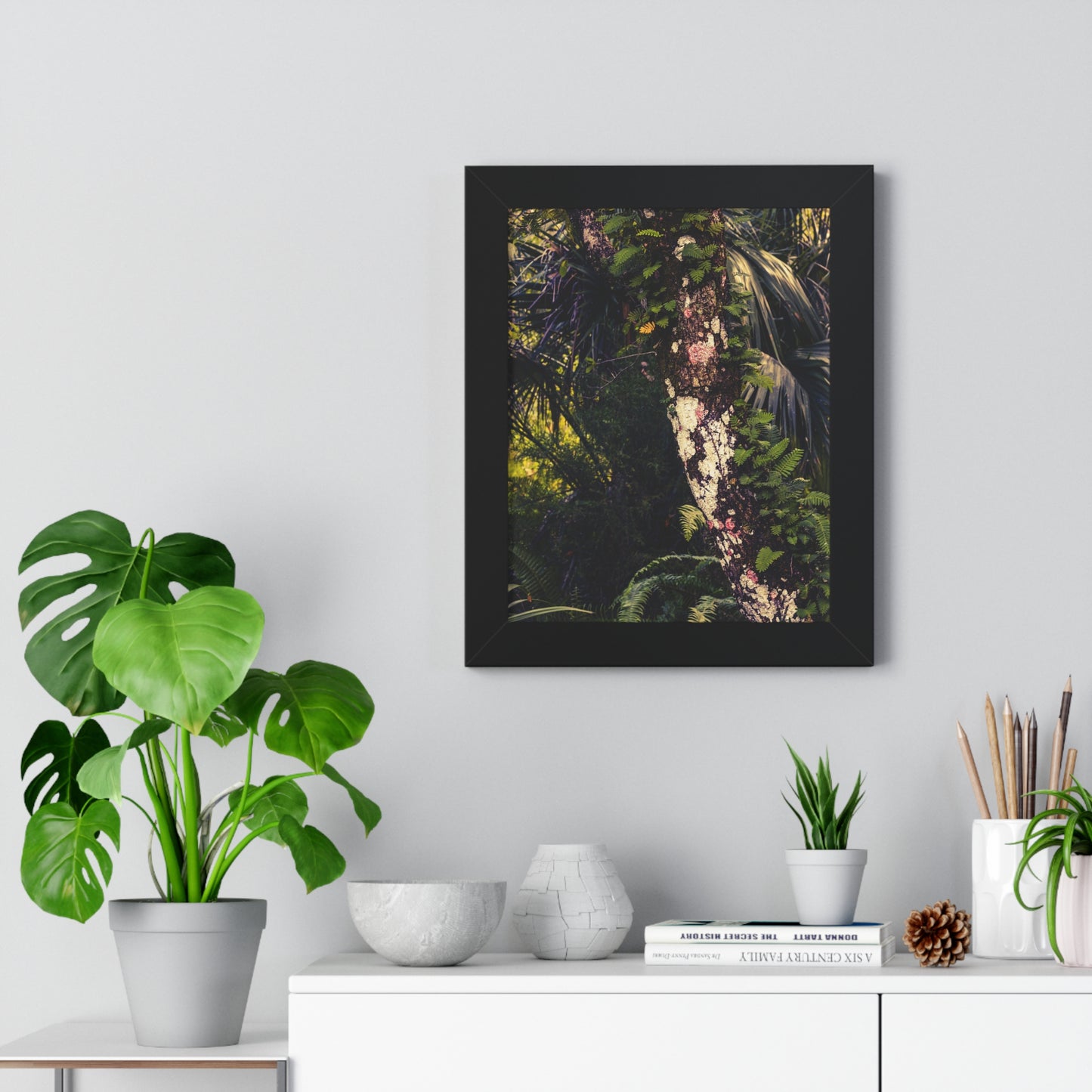 Lush Greenery and Ferns Photography Print